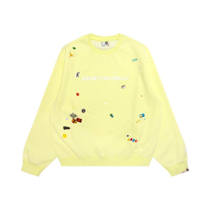 Aape Свитшот мужской Yellow Green GRL Crew Neck Moderate Regular
Aape Свитшот мужской Yellow Green GRL Crew Neck Moderate Regular
