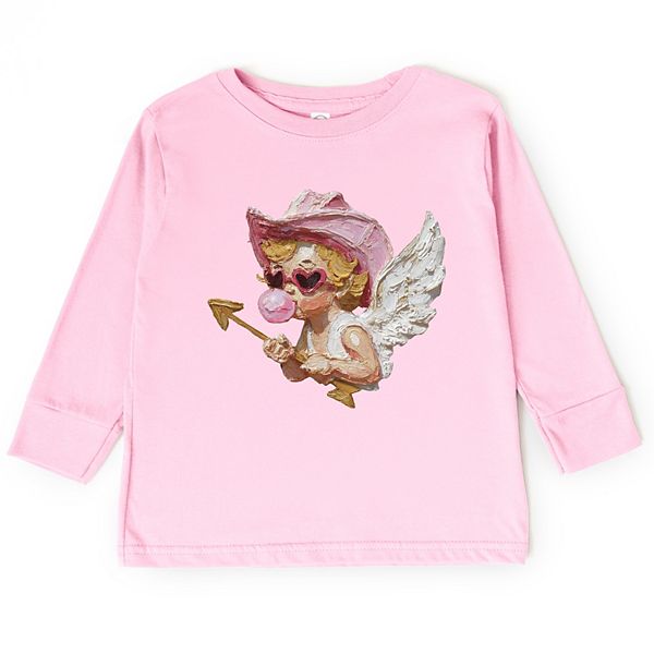 Футболка с длинным рукавом для малышей с принтом Cupid heart eyes paint The Juniper Shop, Pink
Футболка с длинным рукавом для малышей с принтом Cupid heart eyes paint The Juniper Shop, Pink