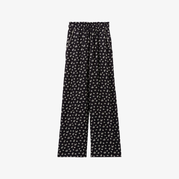 Брюки широкие Claudie Pierlot с принтом, черный
Брюки широкие Claudie Pierlot с принтом, черный