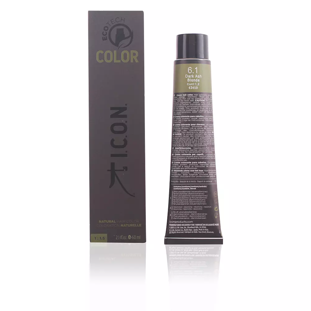 Краска для волос Ecotech color natural color I.C.O.N., цвет 6.1 dark ash blonde, 60 мл.
Краска для волос Ecotech color natural color I.C.O.N., цвет 6.1 dark ash blonde, 60 мл.