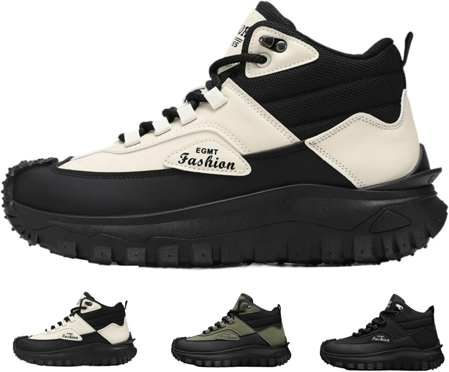 Мужские модные водонепроницаемые походные ботинки MACEFIL, ботинки до щиколотки, противоскользящие, дышащие, для трекинга и кемпинга для мужчин, белый/черный
Мужские модные водонепроницаемые походные ботинки MACEFIL, ботинки до щиколотки, противоскользящие, дышащие, для трекинга и кемпинга для мужчин, белый/черный