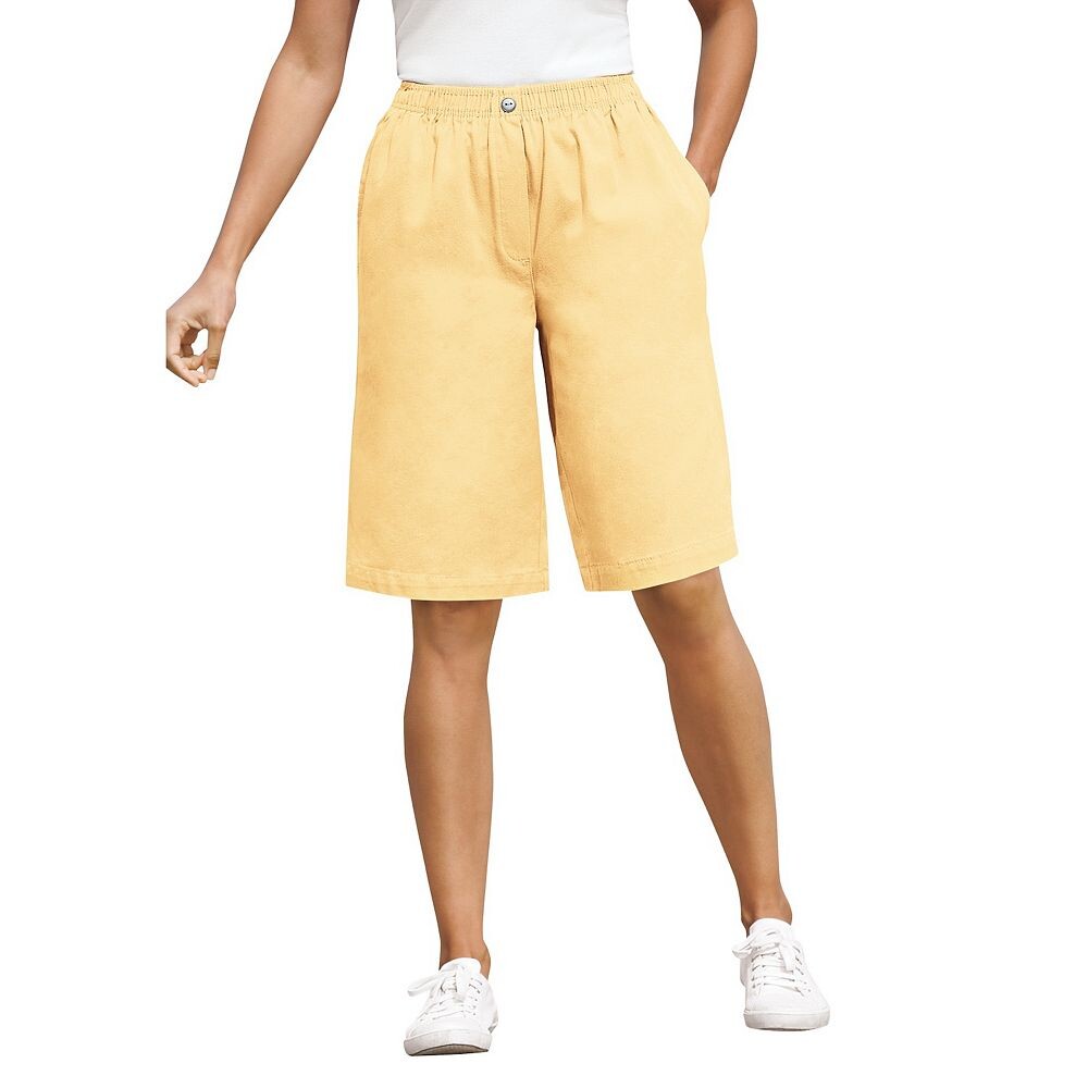 Женские хлопковые шорты больших размеров на 7 дней с эластичной резинкой на талии для женщин Woman Within, цвет Banana
Женские хлопковые шорты больших размеров на 7 дней с эластичной резинкой на талии для женщин Woman Within, цвет Banana