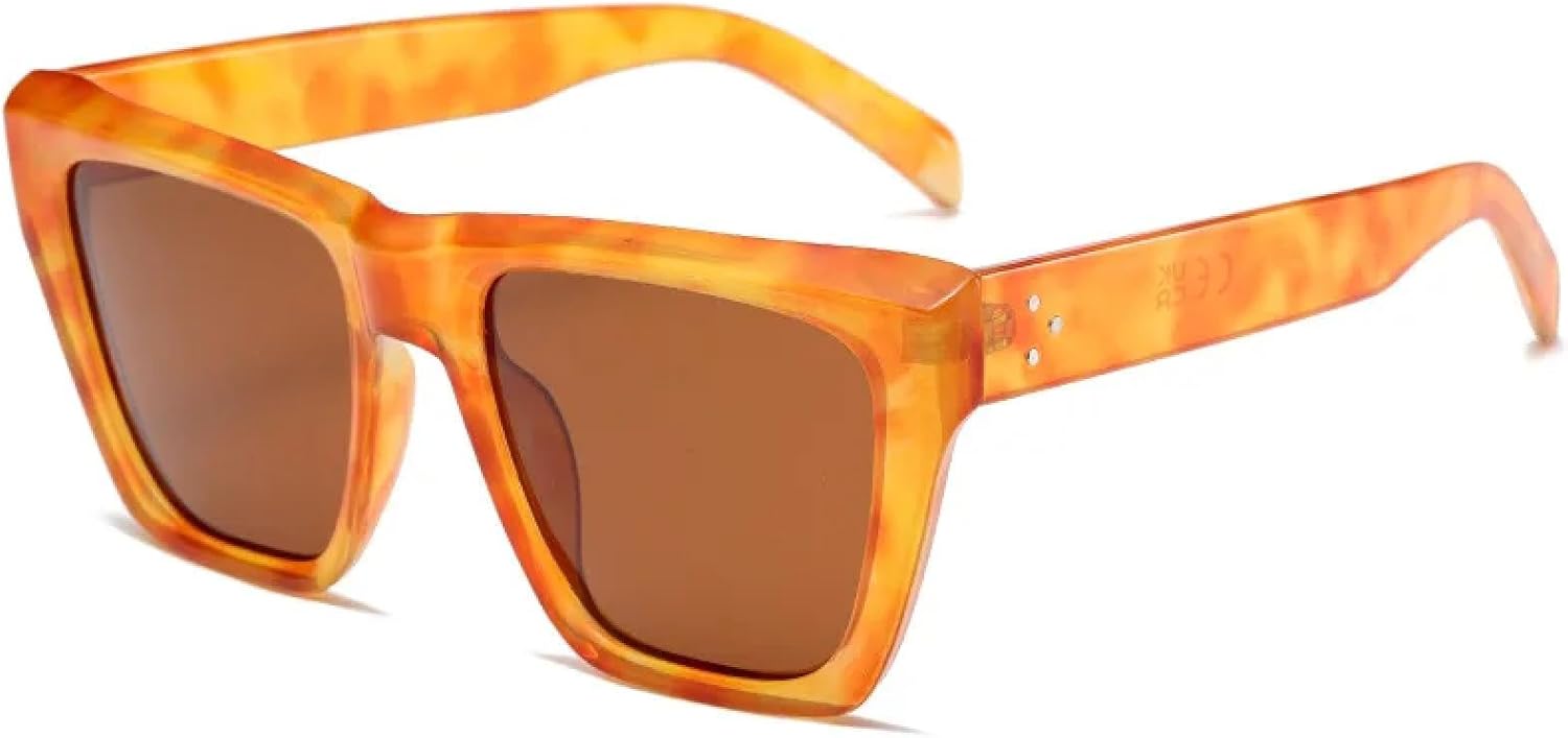 Ретро большие женские солнцезащитные очки «кошачий глаз», модные гелевые солнцезащитные очки с градиентным переходом цвета, защита от УФ-излучения UV400, мужские солнцезащитные очки с заклепками TVTBBVV, Amber Tea
Ретро большие женские солнцезащитные очки «кошачий глаз», модные гелевые солнцезащитные очки с градиентным переходом цвета, защита от УФ-излучения UV400, мужские солнцезащитные очки с заклепками TVTBBVV, Amber Tea