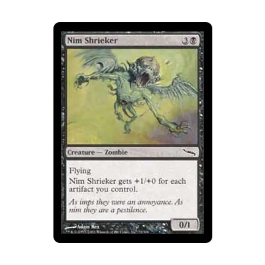 CCG Ним Шрикер (К), MTG - Mirrodin
CCG Ним Шрикер (К), MTG - Mirrodin