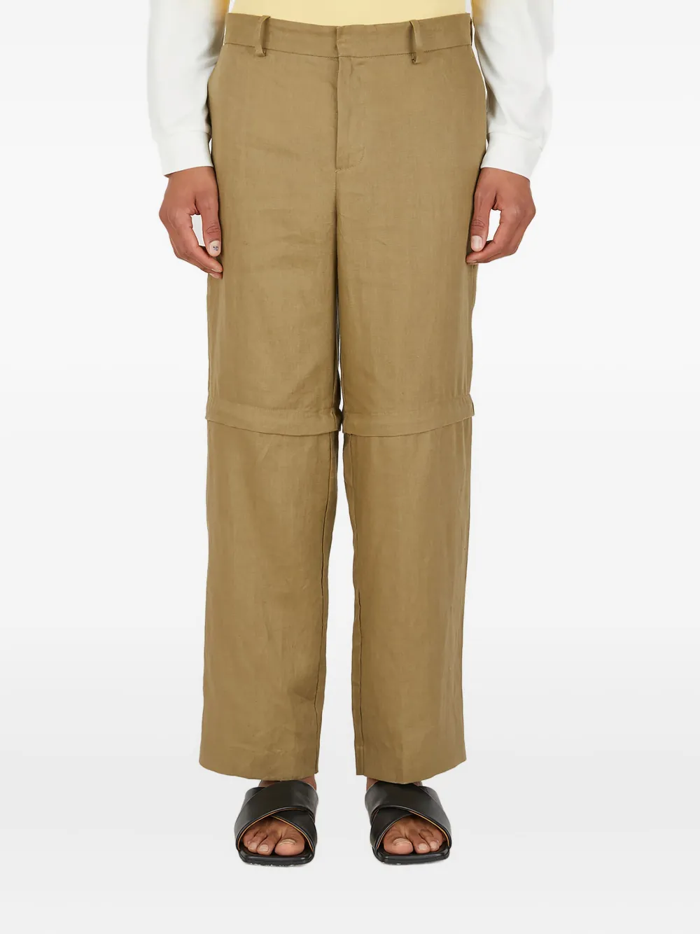 Льняные брюки со съемными деталями Wynn Hamlyn, нейтральный
Льняные брюки со съемными деталями Wynn Hamlyn, нейтральный