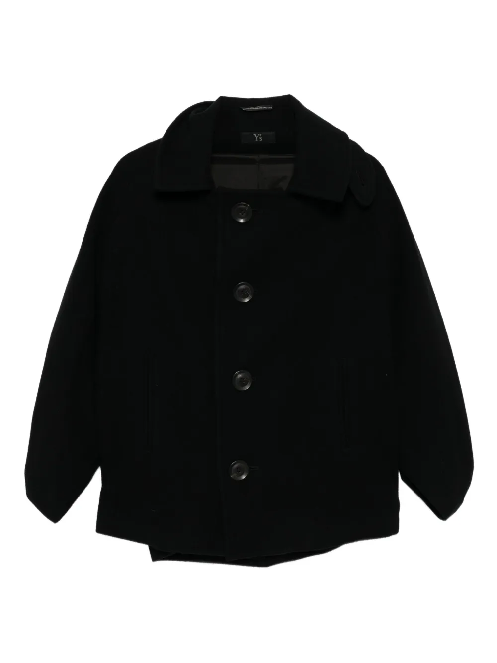 Однобортный пиджак Y's, черный 
Однобортный пиджак Y's, черный