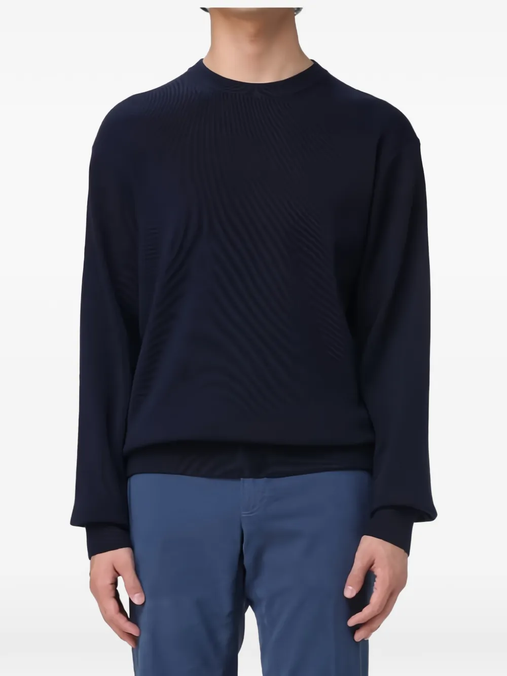 Свитер с округлым вырезом и рубчатой вязкой Manuel Ritz, синий
Свитер с округлым вырезом и рубчатой вязкой Manuel Ritz, синий