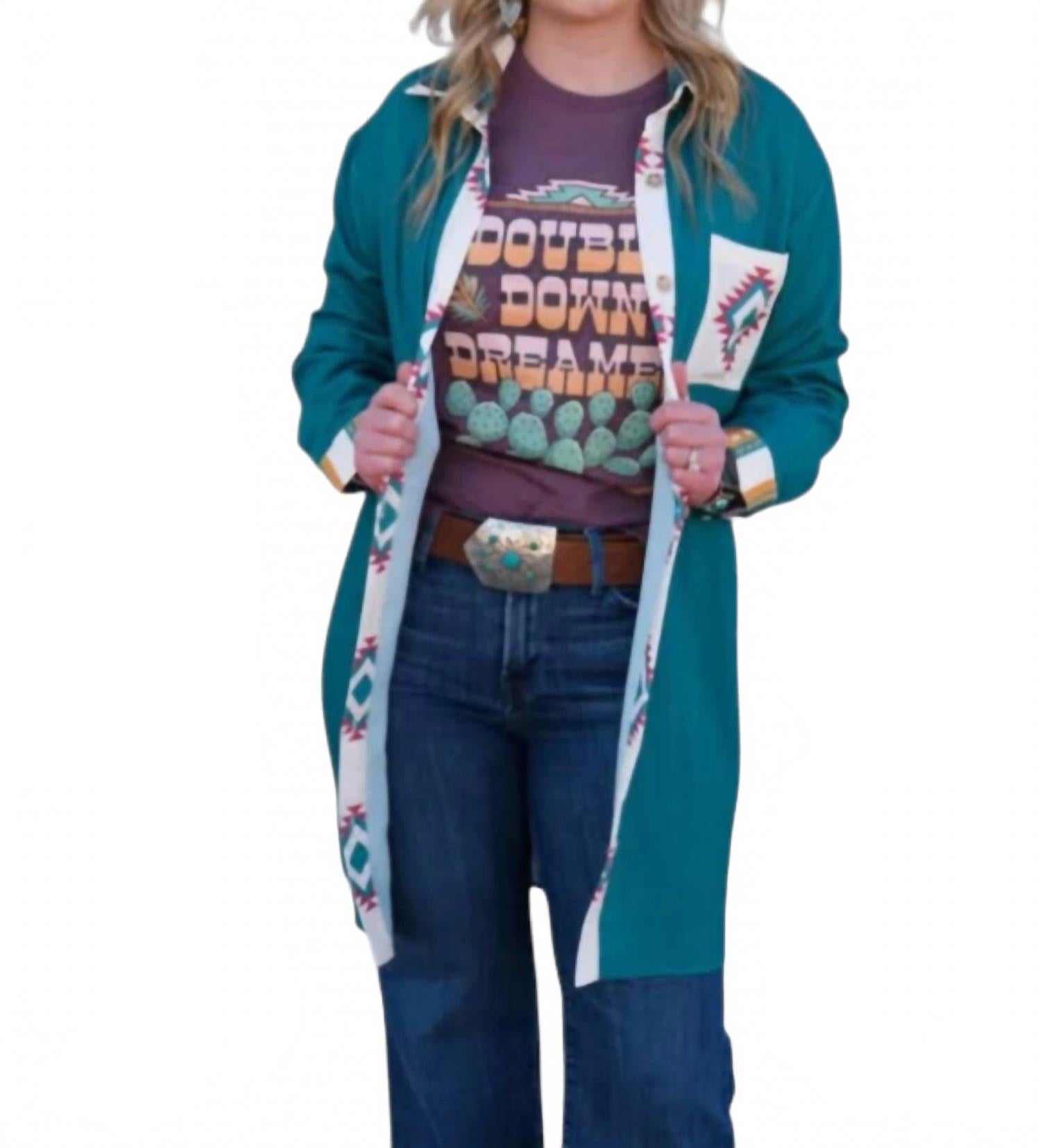 Платье Dutton Duster в зеленом цвете Rowdy Crowd
Платье Dutton Duster в зеленом цвете Rowdy Crowd