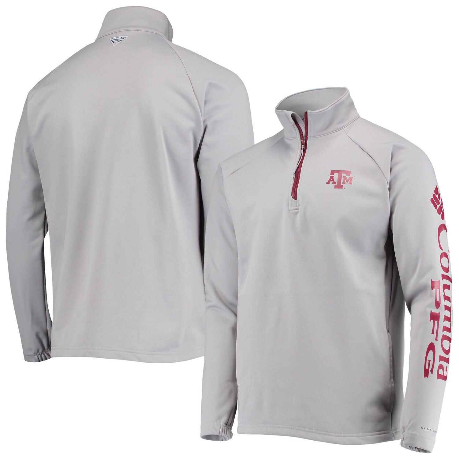 Мужская куртка Columbia Grey Texas A&M Aggies Terminal Tackle из флиса реглан с молнией на четверть, омни-оттенок
Мужская куртка Columbia Grey Texas A&M Aggies Terminal Tackle из флиса реглан с молнией на четверть, омни-оттенок