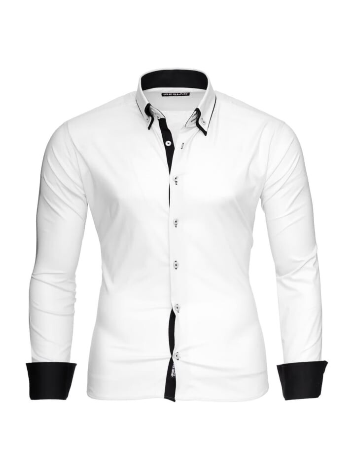 Рубашка RESLAD Hemd Alabama Kontrast, цвет weiß-schwarz
Рубашка RESLAD Hemd Alabama Kontrast, цвет weiß-schwarz