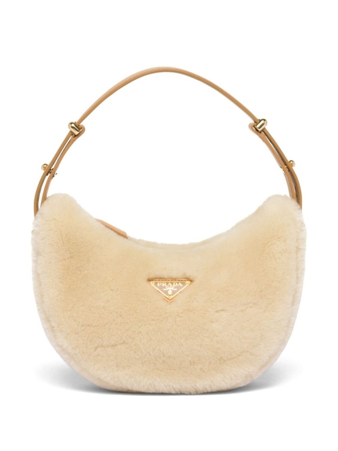 Сумка на плечо Prada Arqué из овчины, нейтральный цвет
Сумка на плечо Prada Arqué из овчины, нейтральный цвет