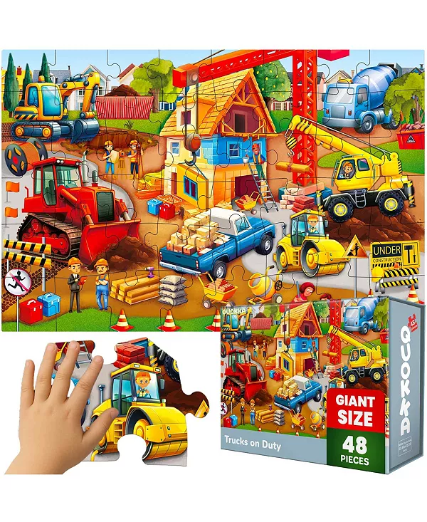 Гигантские напольные пазлы размером 2x3 фута для детей 4-6 лет Quokka, construction
Гигантские напольные пазлы размером 2x3 фута для детей 4-6 лет Quokka, construction