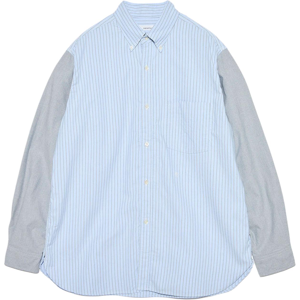 Рубашка Button Down Stripe Storm мужская SS26 Nanamica, светло-синий
Рубашка Button Down Stripe Storm мужская SS26 Nanamica, светло-синий