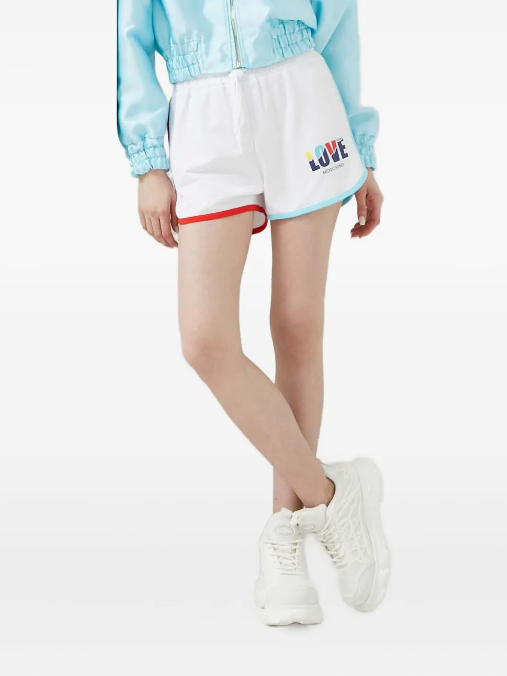 Шорты на завязках Love Moschino, белый
Шорты на завязках Love Moschino, белый