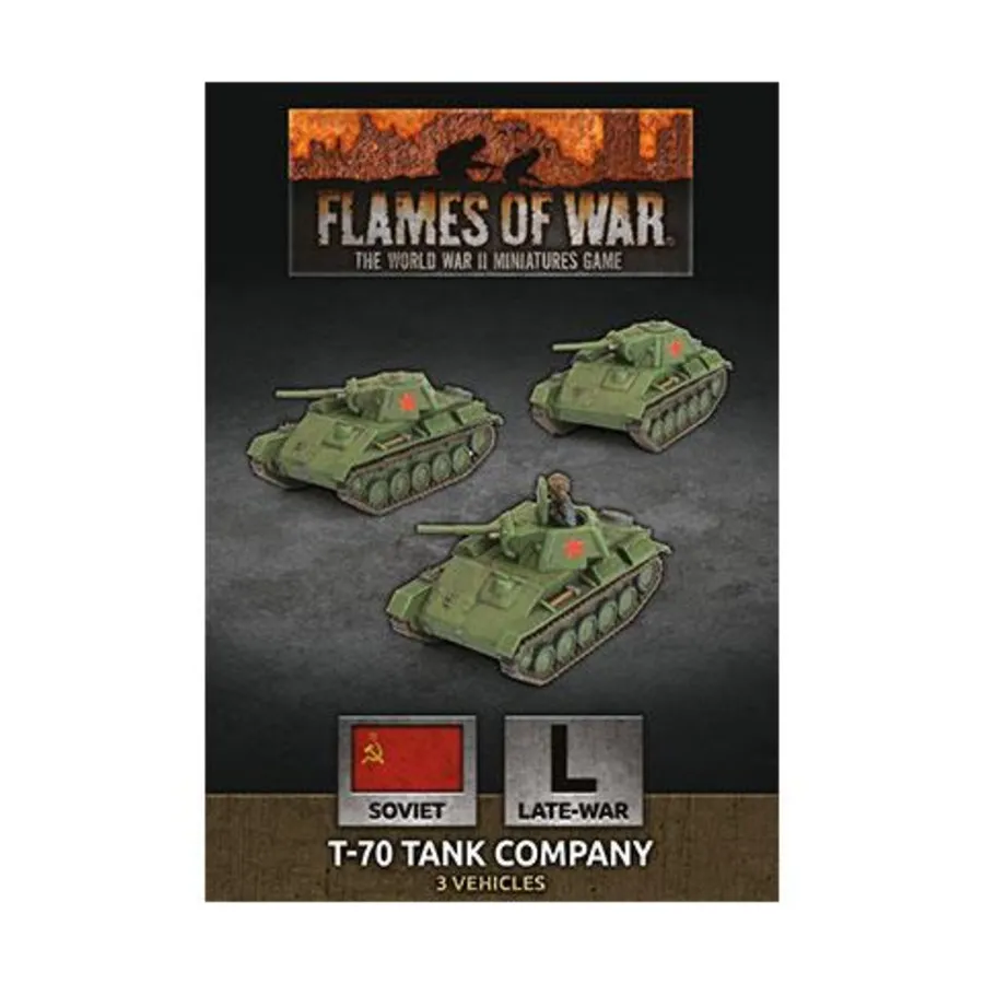 Танковая рота Т-70, Flames of War - WWII - Soviet - Tanks (4th Edition)
Танковая рота Т-70, Flames of War - WWII - Soviet - Tanks (4th Edition)