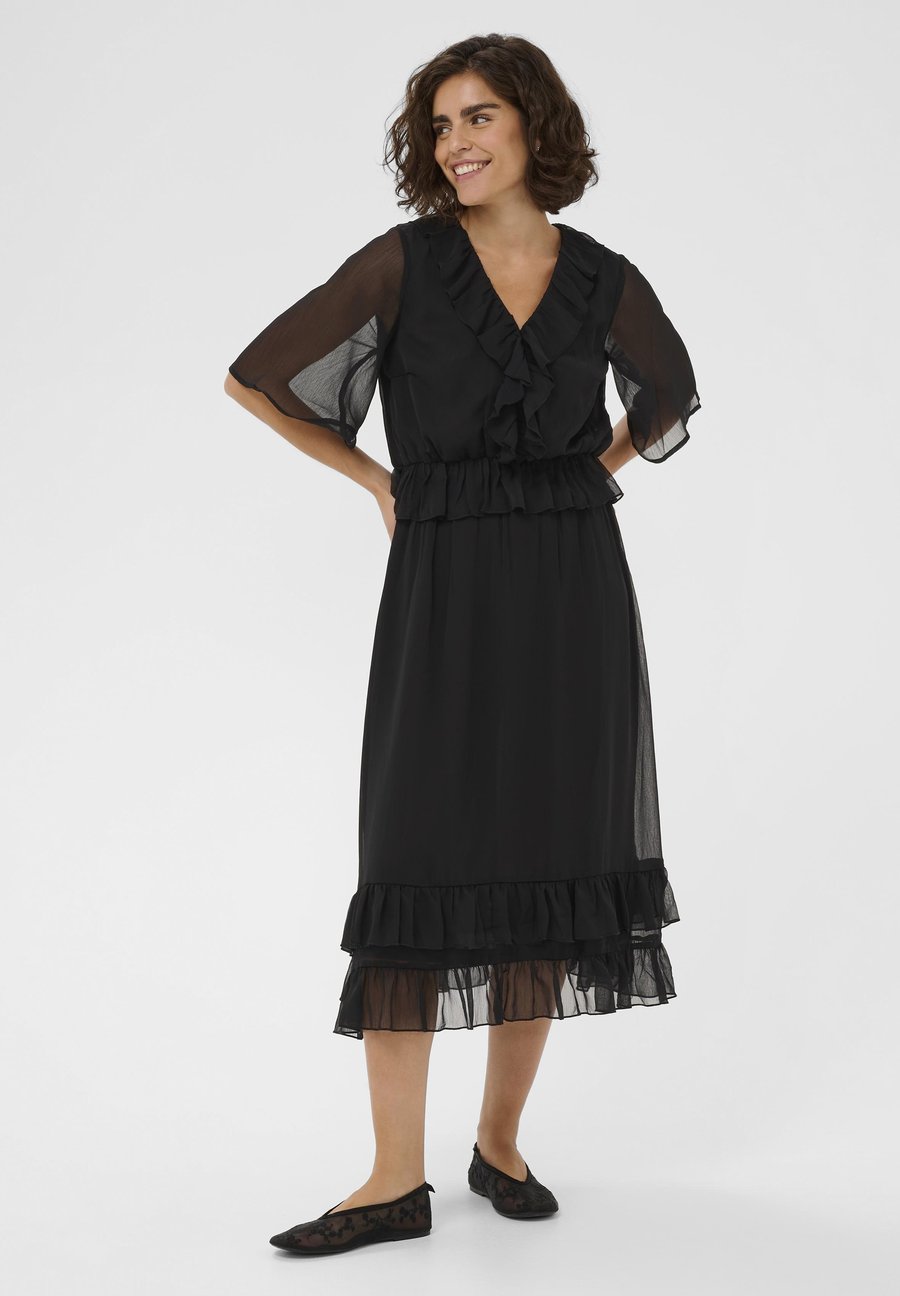 Платье Kaffe DEMI FRILL, Black Deep/Mottled Black
Платье Kaffe DEMI FRILL, Black Deep/Mottled Black