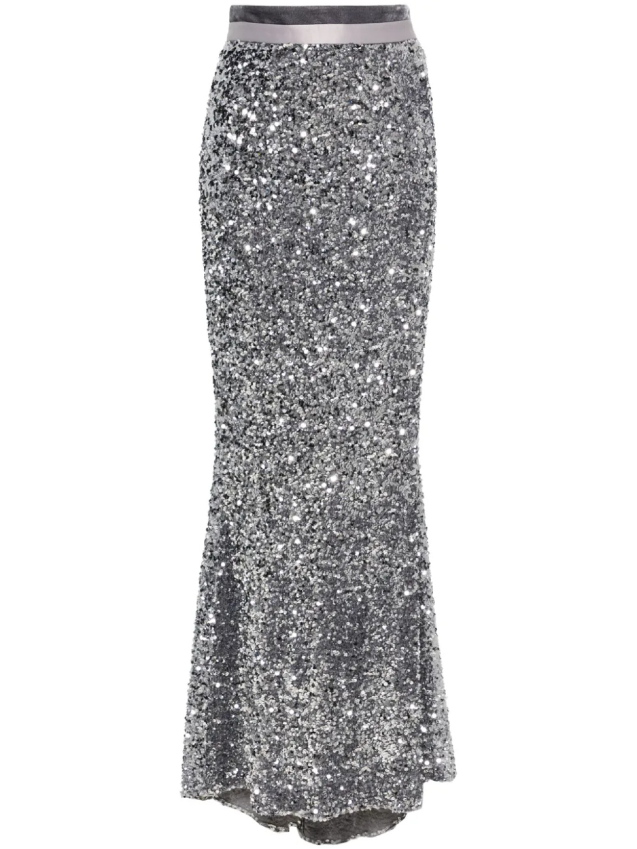 STYLAND юбка макси с завышенной талией и пайетками, серебристый
STYLAND юбка макси с завышенной талией и пайетками, серебристый