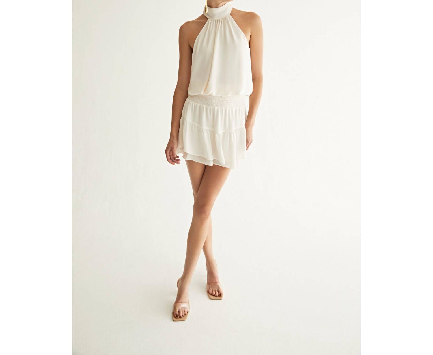 Юбка с оборками кремового цвета Krisa
Юбка с оборками кремового цвета Krisa