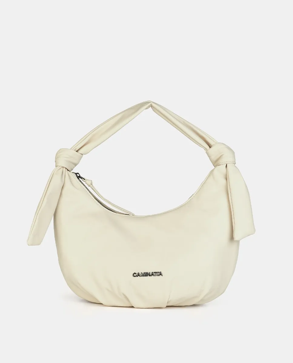 Хобо лимонного цвета Caminatta, бежевый
Хобо лимонного цвета Caminatta, бежевый