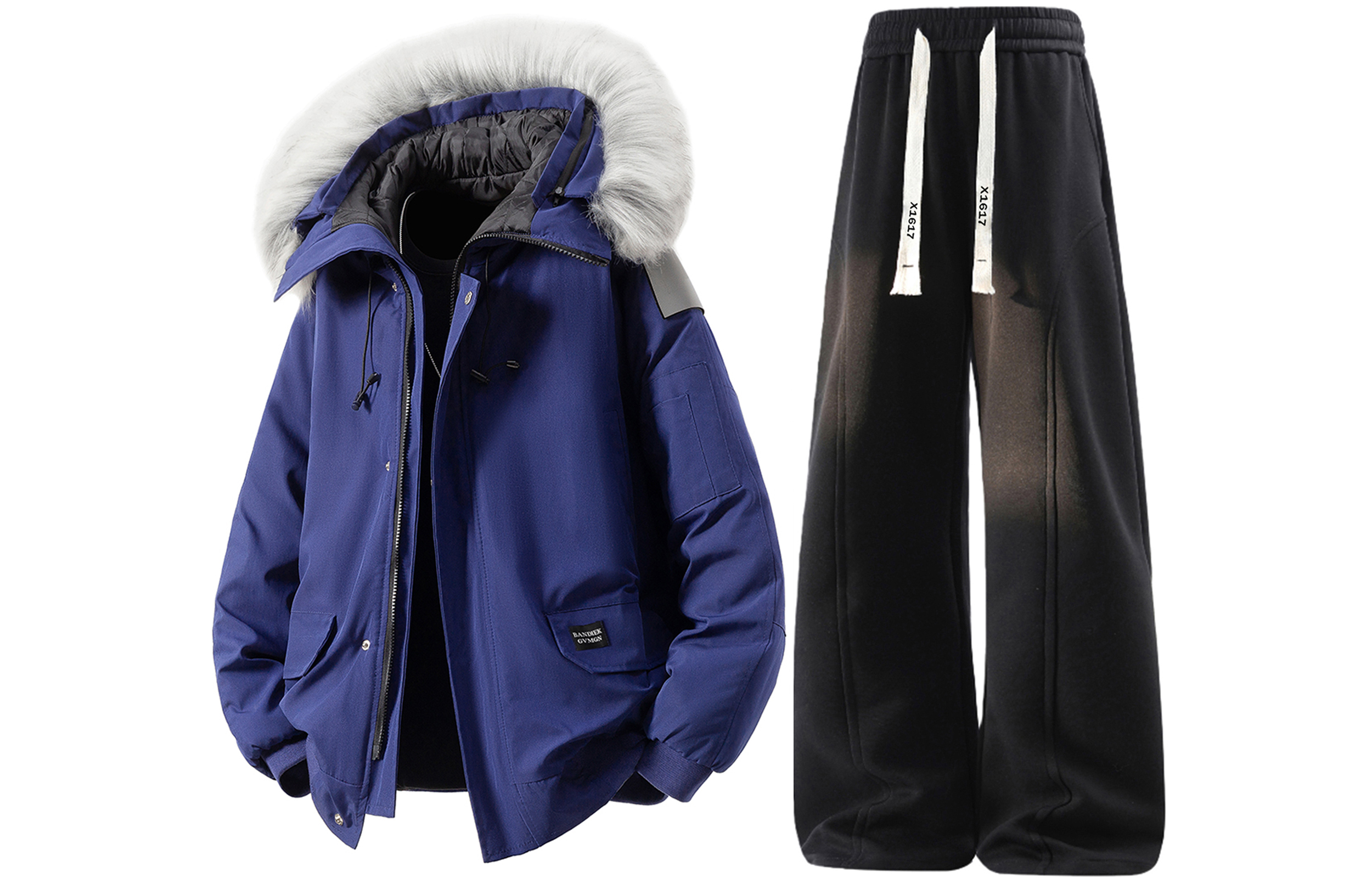 Толстовка Casual Sportswear утепленная с капюшоном унисекс X1617, синий puffer jacket+черный fleece-lined sweatpants
Толстовка Casual Sportswear утепленная с капюшоном унисекс X1617, синий puffer jacket+черный fleece-lined sweatpants