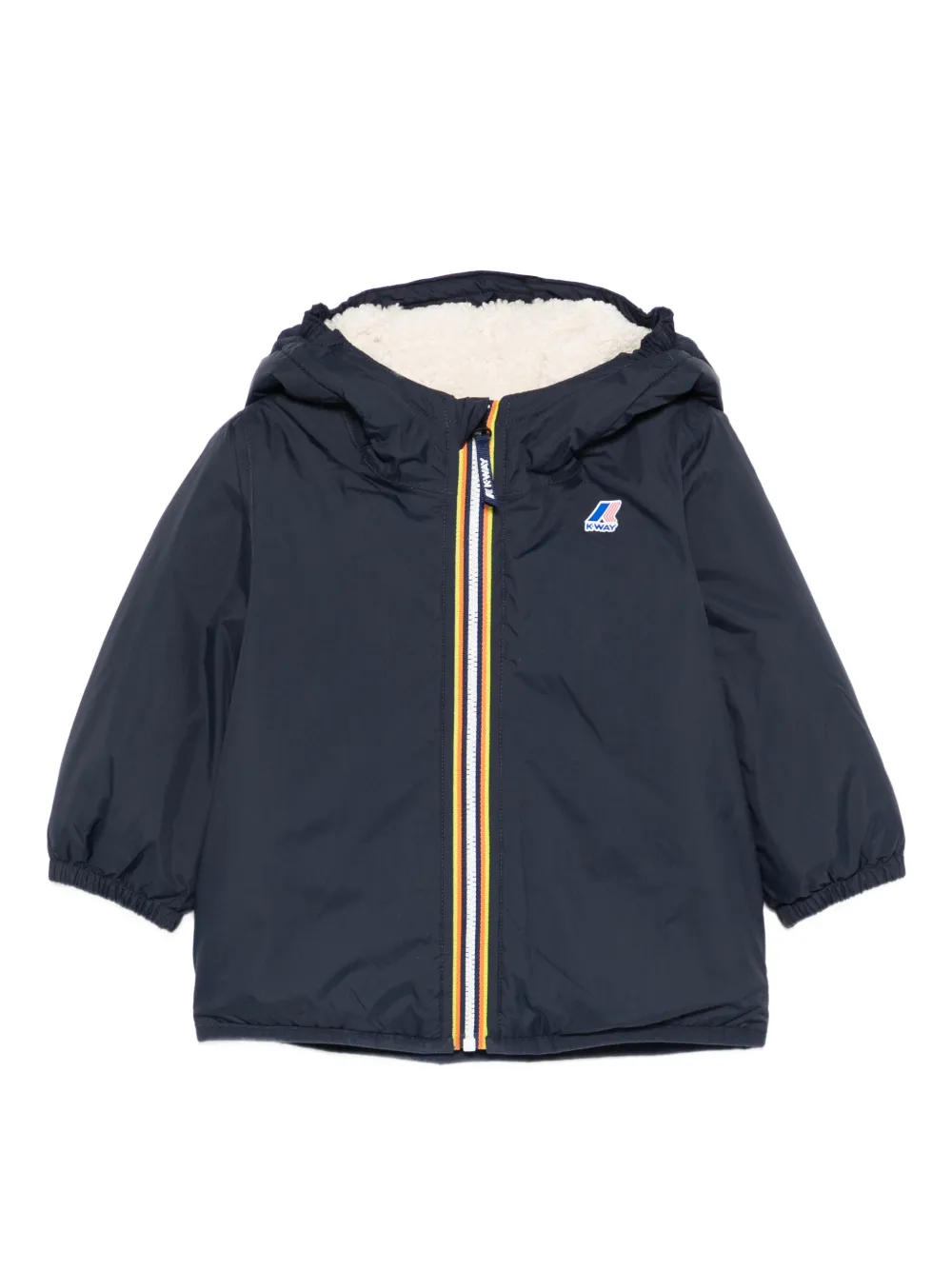 Полосатая куртка с капюшоном K Way Kids, синий
Полосатая куртка с капюшоном K Way Kids, синий