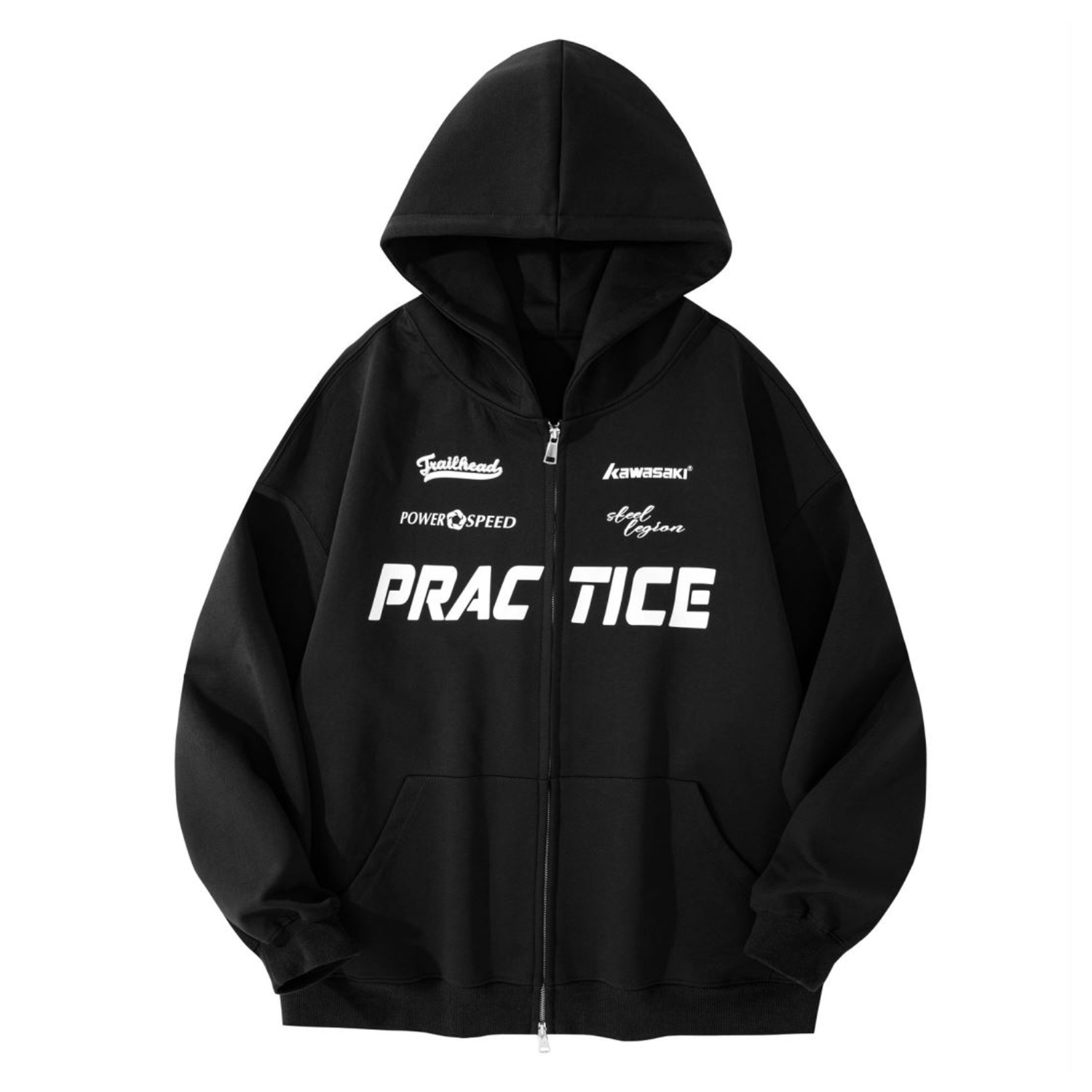 Унисекс свитшот Kawasaki, черный
Унисекс свитшот Kawasaki, черный