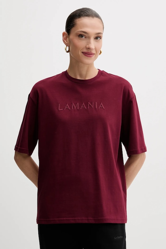 Хлопковая футболка La Mania, бордовый
Хлопковая футболка La Mania, бордовый