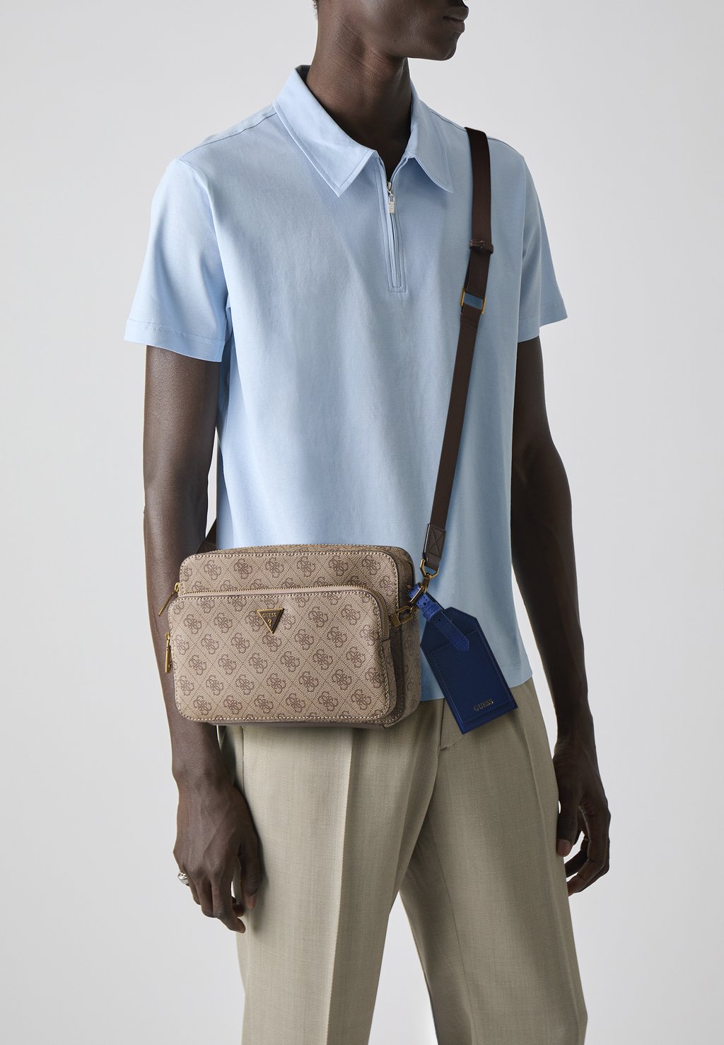 Сумка через плечо MILANO DOUBLE CROSSBODY - Across body bag Guess, коричневый
Сумка через плечо MILANO DOUBLE CROSSBODY - Across body bag Guess, коричневый