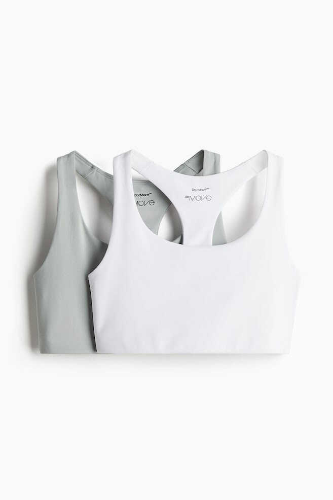 2 пары спортивных бюстгальтеров средней поддержки H&M, мультиколор
2 пары спортивных бюстгальтеров средней поддержки H&M, мультиколор
