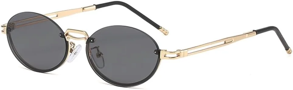Винтажные маленькие овальные солнцезащитные очки с черным градиентом для женщин, защита от УФ-излучения UV400, мужские круглые очки из сплава LANGSER, Gold All Gray
Винтажные маленькие овальные солнцезащитные очки с черным градиентом для женщин, защита от УФ-излучения UV400, мужские круглые очки из сплава LANGSER, Gold All Gray