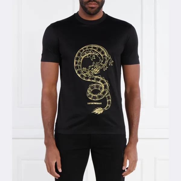 Футболка стандартного кроя Emporio Armani, черный
Футболка стандартного кроя Emporio Armani, черный