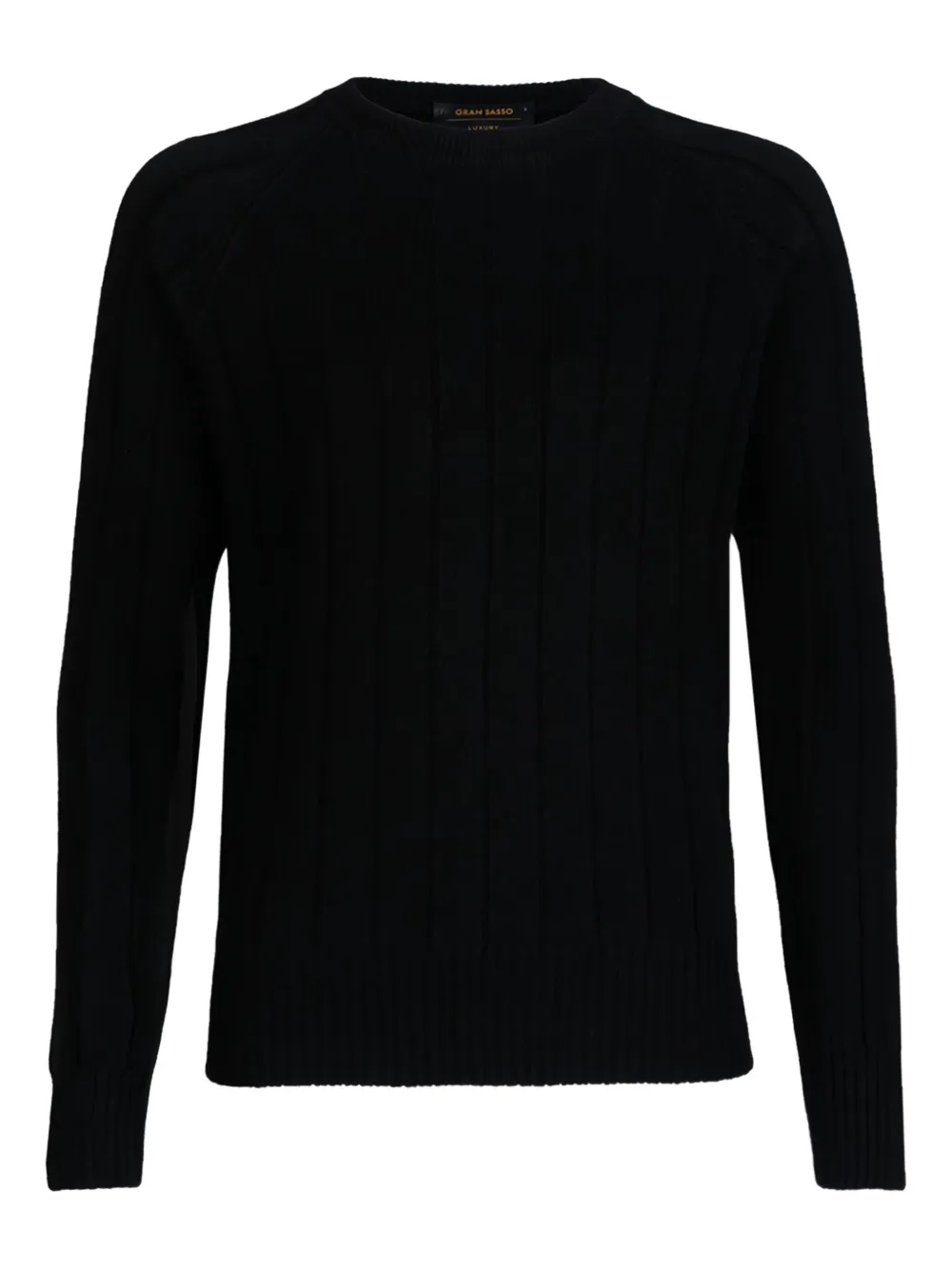 Кашемировый свитер с круглым вырезом Gran Sasso, черный
Кашемировый свитер с круглым вырезом Gran Sasso, черный