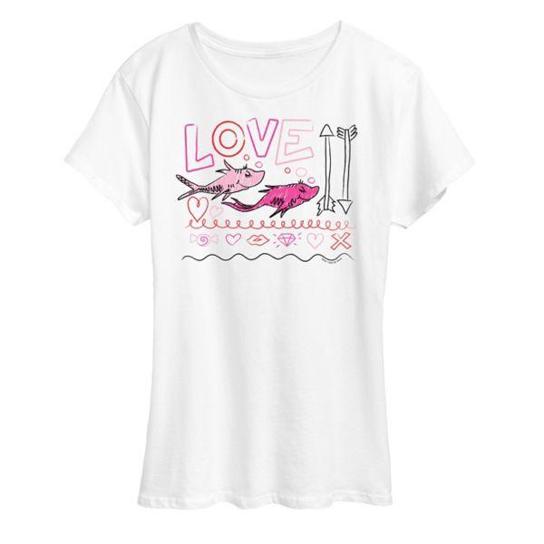 Женская футболка с принтом «Доктор Сьюз любит рыб» Licensed Character, белый
Женская футболка с принтом «Доктор Сьюз любит рыб» Licensed Character, белый