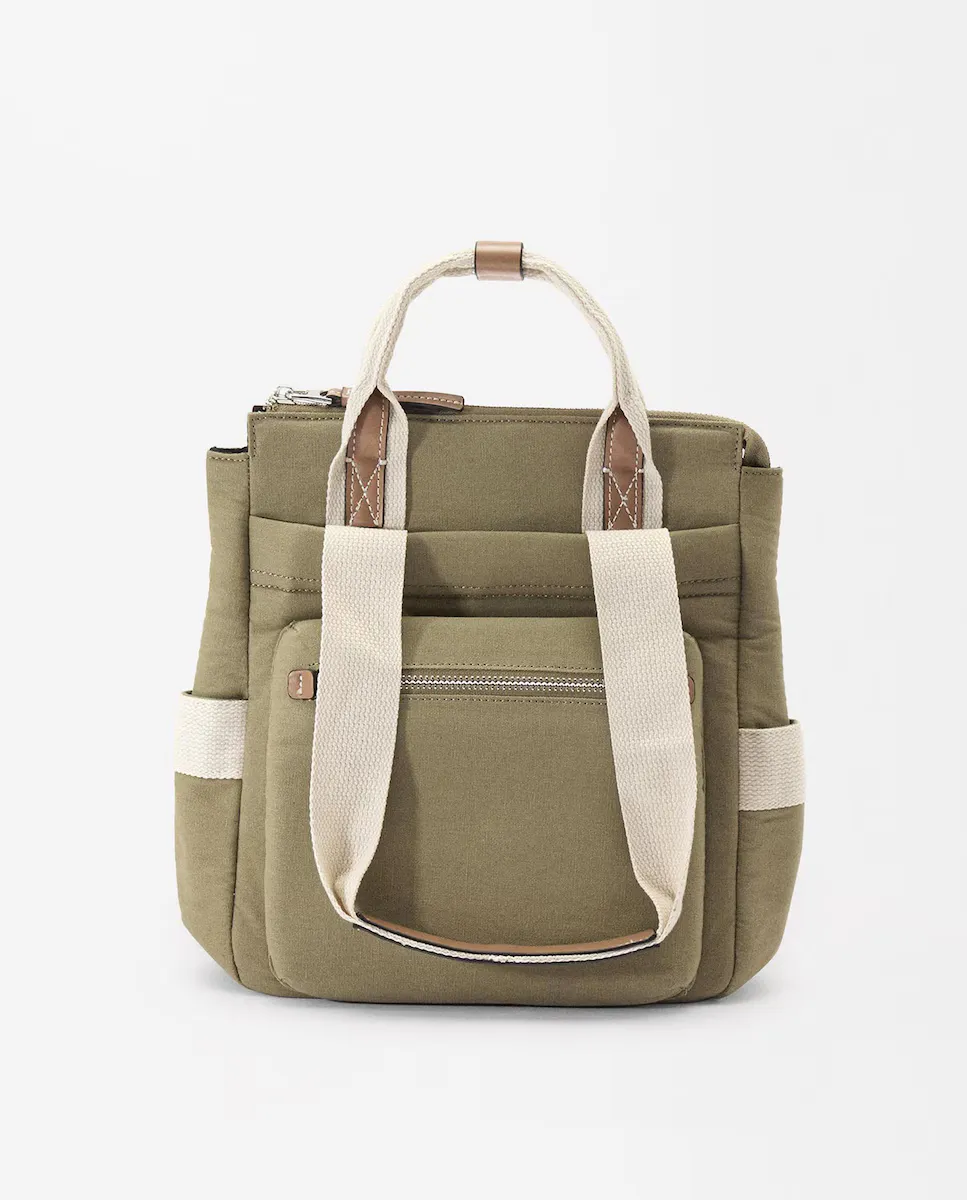 Многопозиционный женский рюкзак с застежкой-молнией и несколькими отделениями однотонного цвета Parfois, цвет Kaki
Многопозиционный женский рюкзак с застежкой-молнией и несколькими отделениями однотонного цвета Parfois, цвет Kaki