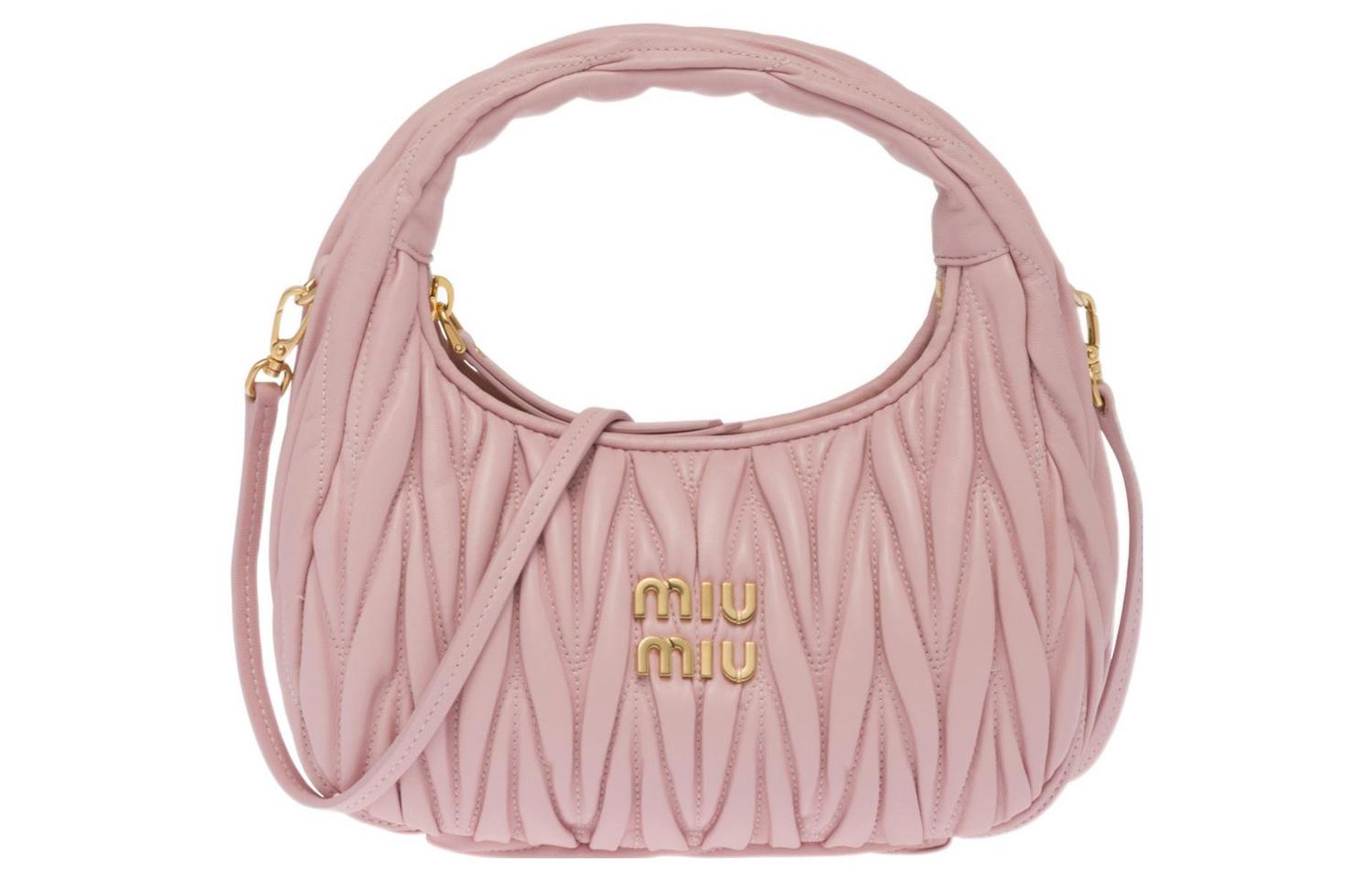 Сумка через плечо Wander Series из мягкой овечьей кожи, женская розовая MIU MIU
Сумка через плечо Wander Series из мягкой овечьей кожи, женская розовая MIU MIU