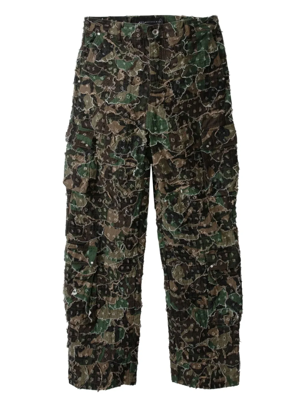 Брюки карго с камуфляжным принтом Who Decides War, зеленый
Брюки карго с камуфляжным принтом Who Decides War, зеленый
