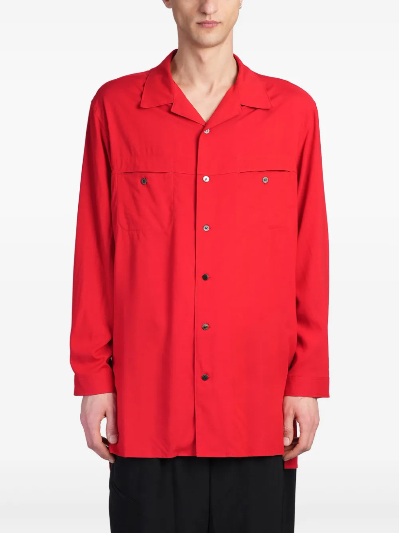 Рубашка на пуговицах Y's, красный
Рубашка на пуговицах Y's, красный