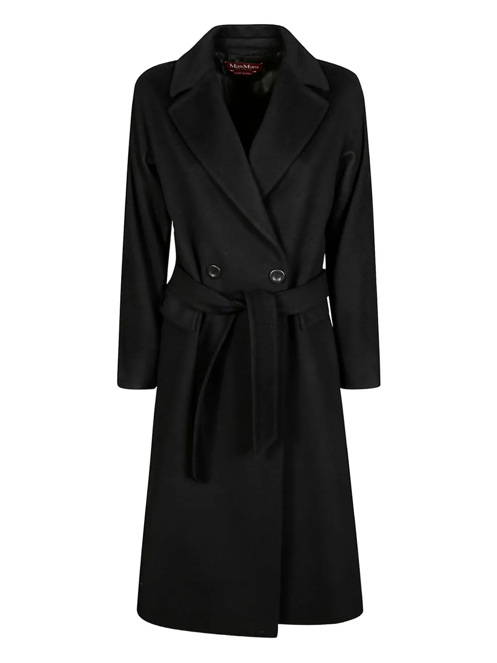 Двубортное пальто с поясом Max Mara, черный
Двубортное пальто с поясом Max Mara, черный