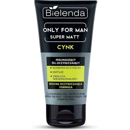 Bielenda Only For Men Очищающий пилинг-гель для лица Super Mat 150 мл - глубоко очищает, освежает и отшелушивает, Healthcentre
Bielenda Only For Men Очищающий пилинг-гель для лица Super Mat 150 мл - глубоко очищает, освежает и отшелушивает, Healthcentre