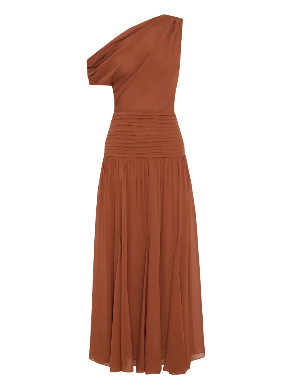 Платье миди Reece на одно плечо со складками Nicholas, коричневый
Платье миди Reece на одно плечо со складками Nicholas, коричневый