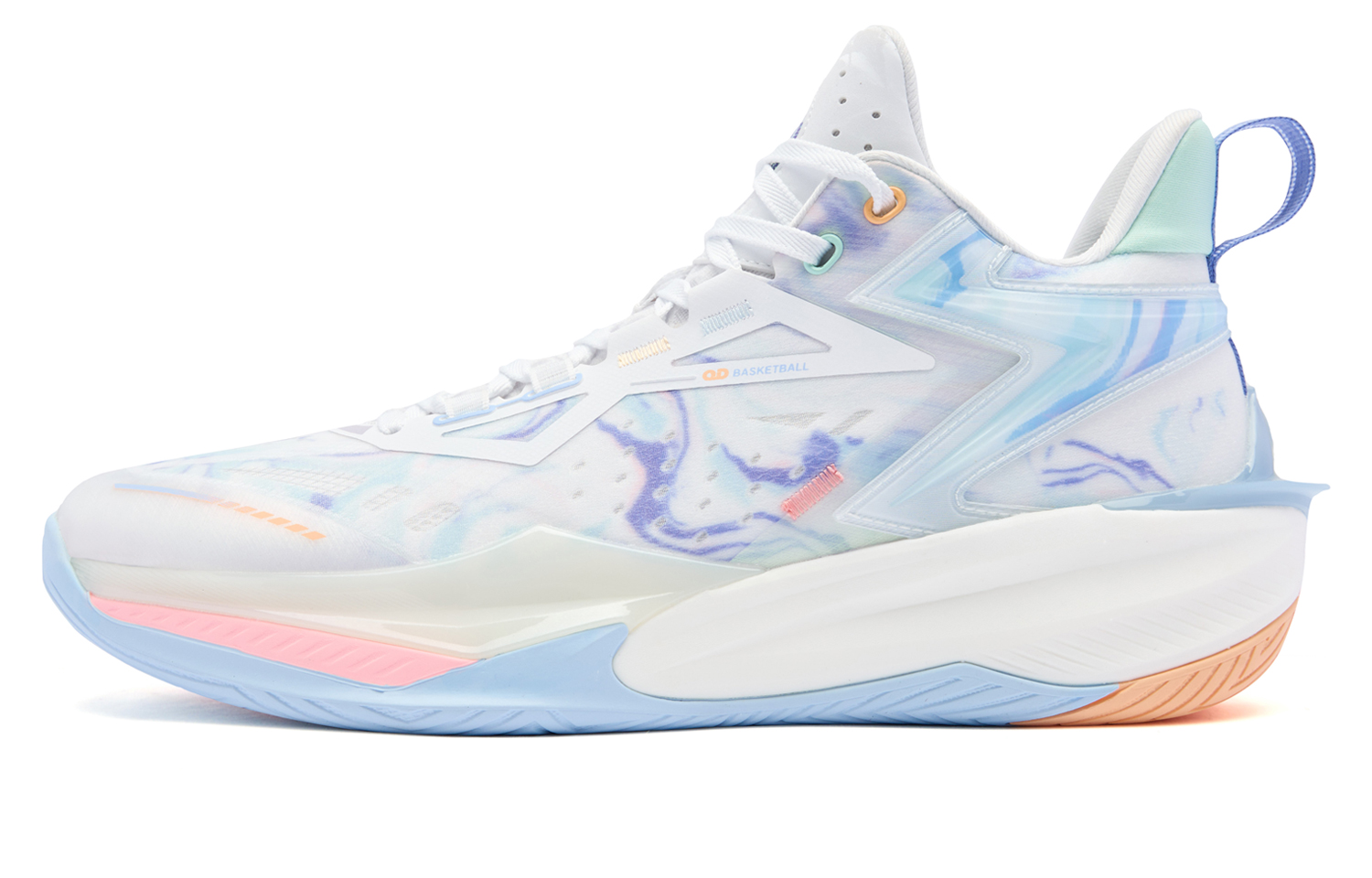 QIAODAN Баскетбольные кроссовки Phantom 6 ELITE Opal с амортизацией, отскоком, дышащие, противоскользящие, среднего размера, цвет белый синий
QIAODAN Баскетбольные кроссовки Phantom 6 ELITE Opal с амортизацией, отскоком, дышащие, противоскользящие, среднего размера, цвет белый синий