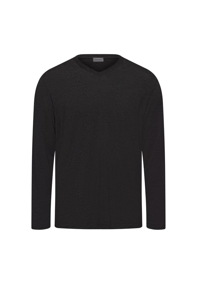 Повседневная рубашка с V-образным вырезом Hanro, цвет caviar
Повседневная рубашка с V-образным вырезом Hanro, цвет caviar