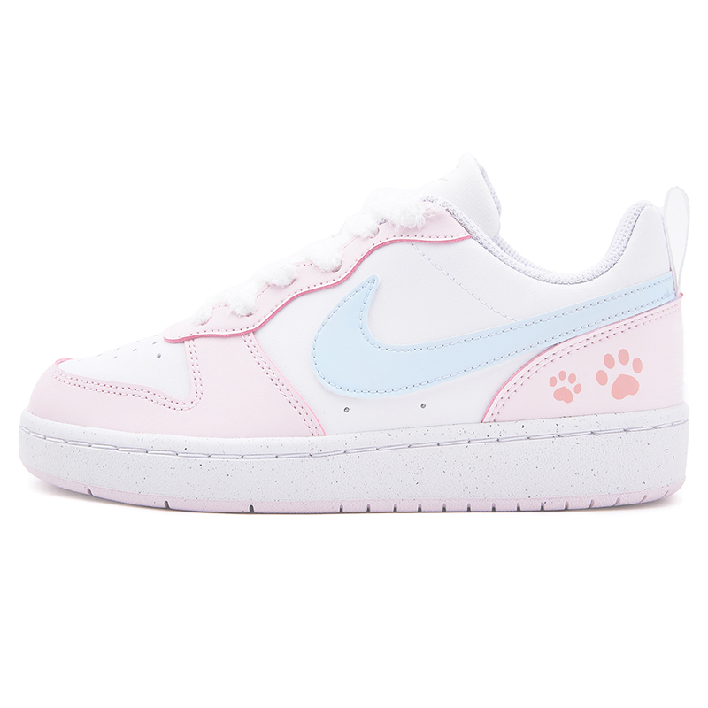 Низкие детские кроссовки для скейтбординга Court Borough Sweetheart Paws для подростков Nike, розовый/синий
Низкие детские кроссовки для скейтбординга Court Borough Sweetheart Paws для подростков Nike, розовый/синий