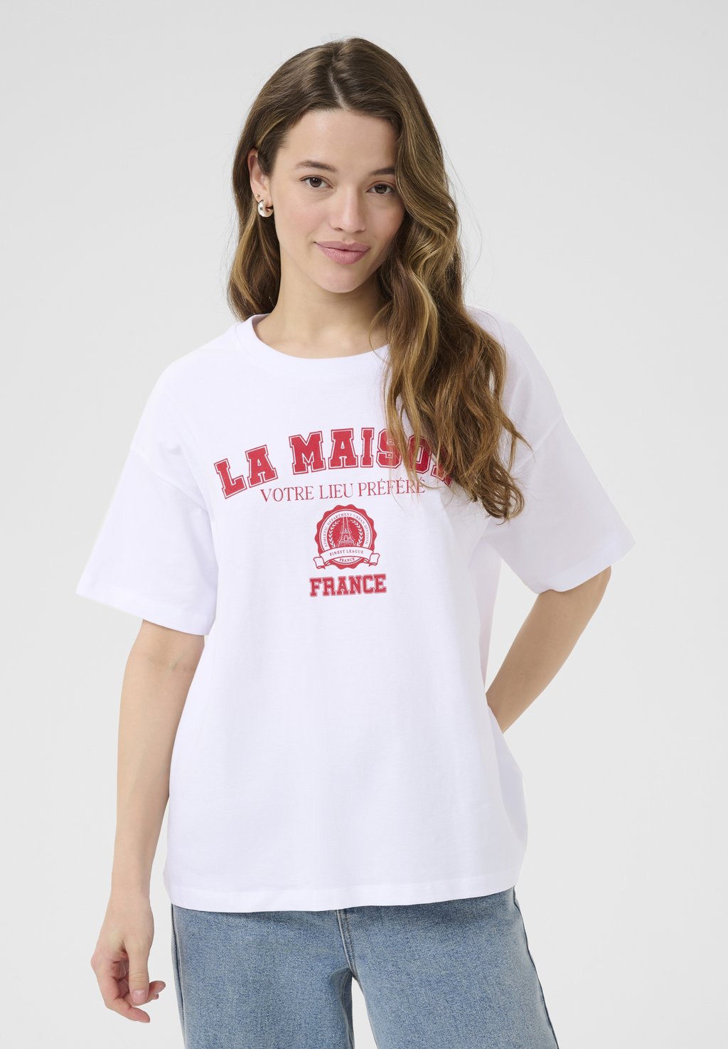 Футболка с принтом Kaffe, белый
Футболка с принтом Kaffe, белый