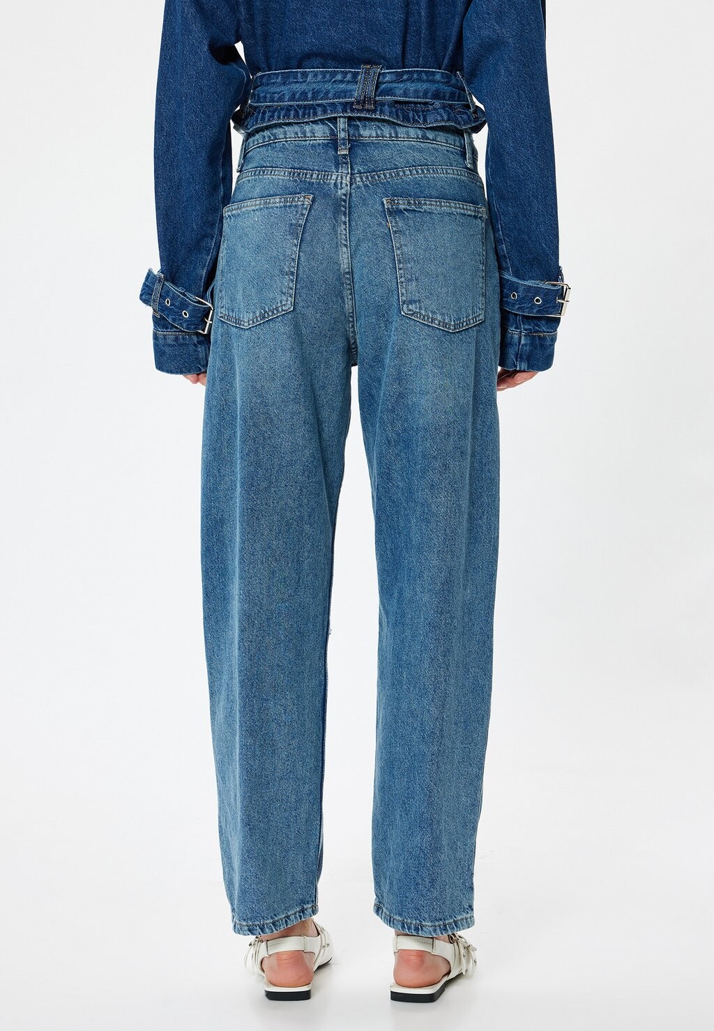 Джинсы прямого кроя Koton, синий деним
Джинсы прямого кроя Koton, синий деним