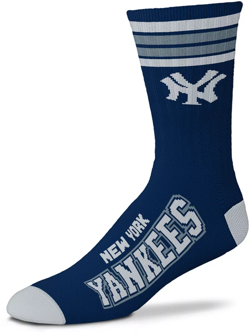Темно-синие носки Deuce Crew с 4 полосками New York Yankees для босых ног For Bare Feet
Темно-синие носки Deuce Crew с 4 полосками New York Yankees для босых ног For Bare Feet