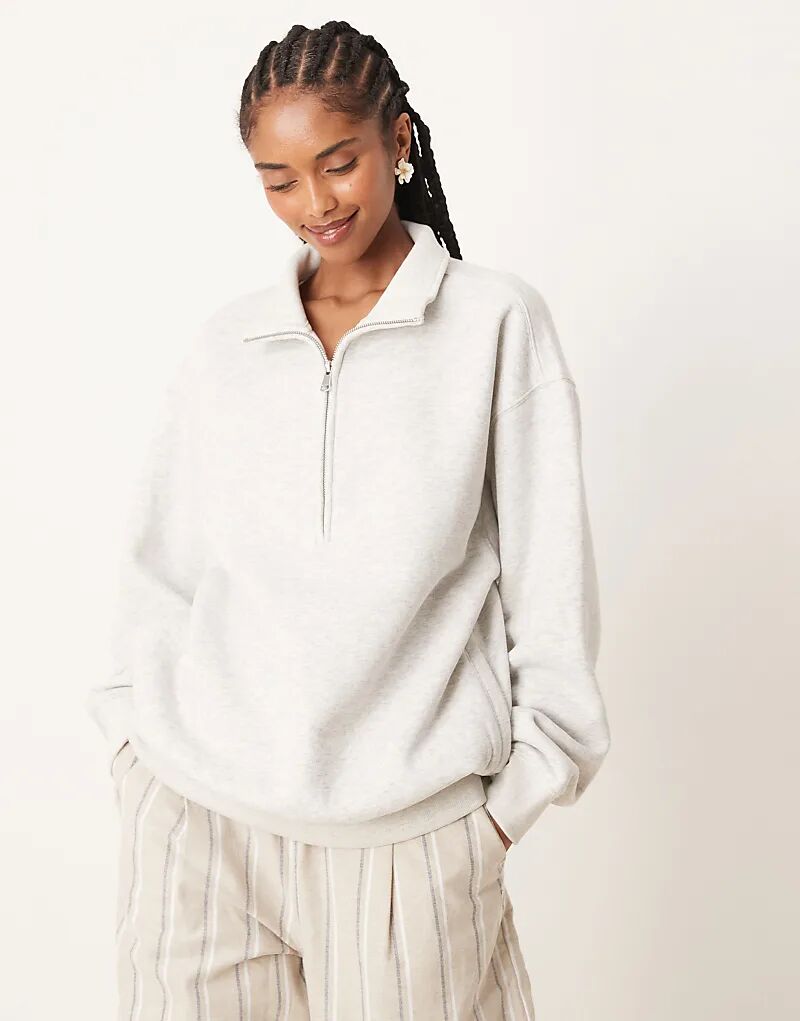 Толстовка Abercrombie & Fitch с застежкой-молнией на четверть дюйма серого цвета
Толстовка Abercrombie & Fitch с застежкой-молнией на четверть дюйма серого цвета