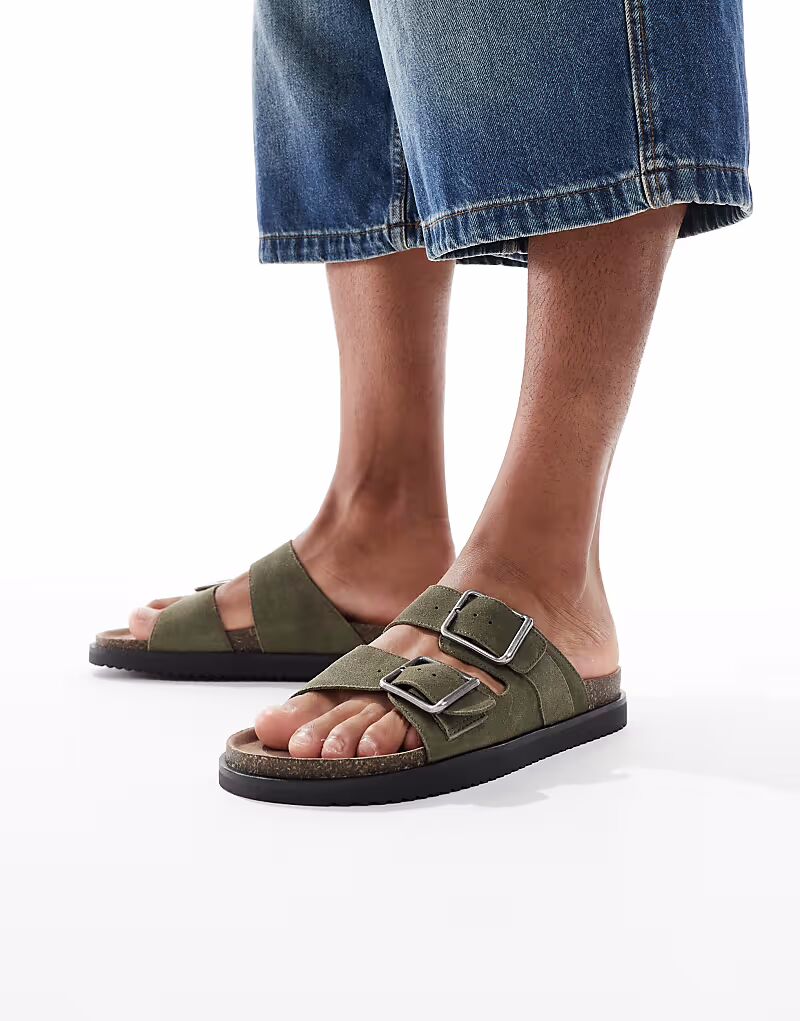 Сандалии Pull&Bear с двумя ремешками цвета хаки
Сандалии Pull&Bear с двумя ремешками цвета хаки