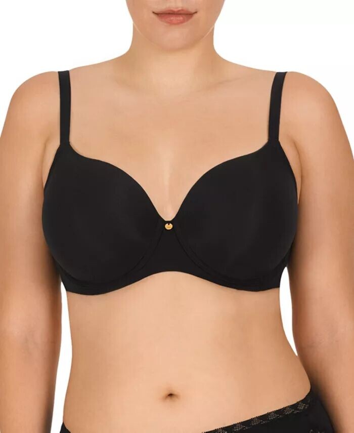 Женский шикарный комфортный бюстгальтер-футболка на косточках с вырезом в форме сердца для полной фигуры Natori, черный
Женский шикарный комфортный бюстгальтер-футболка на косточках с вырезом в форме сердца для полной фигуры Natori, черный