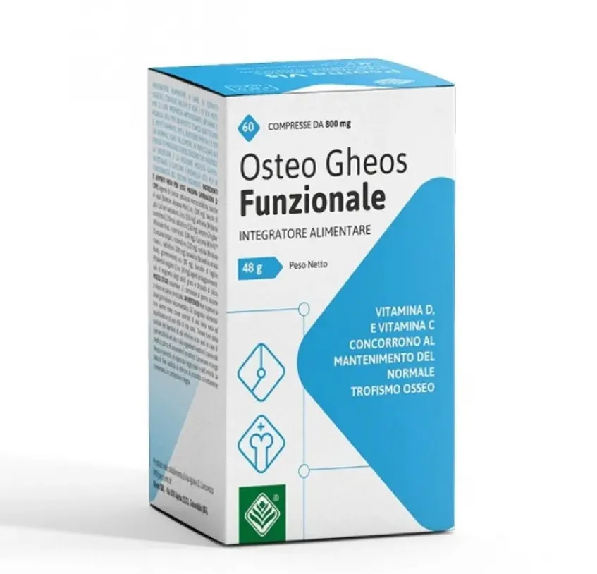 Функциональная добавка для остеогенеза, 60 таблеток Gheos 
Функциональная добавка для остеогенеза, 60 таблеток Gheos